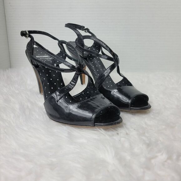Moschino Shoes - Moschino Cheap And Chic Spider Womens Size 7.5 Patent Slingback Heel